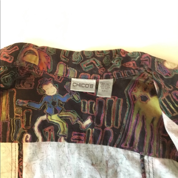 🐒 Chico’s Zippered Jacket - Picture 5 of 8